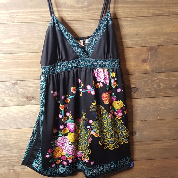 Flying Tomato Sexy Deck Evening Dress Mini Black Colorful Straps Meduim - Picture 9 of 11